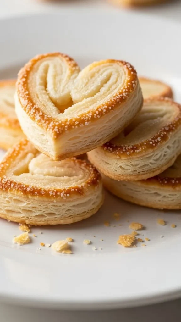 Heart-Shaped Puff Pastry Bites