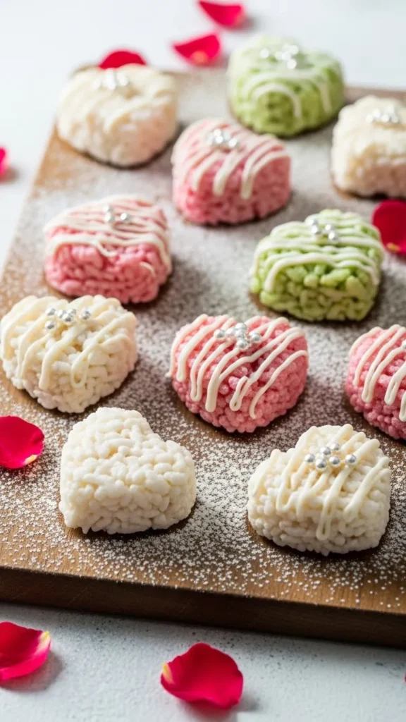 Heart-Shaped Rice Treats