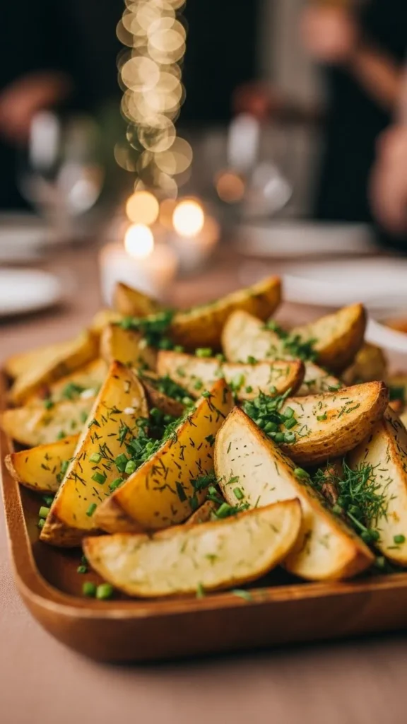 Herb-Seasoned Potato Wedges