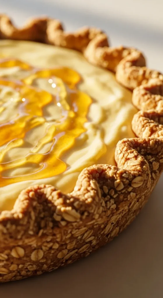 Honey Oat Cream Pie