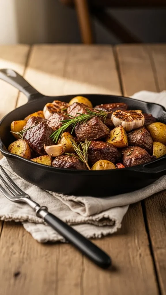 Irish Beef and Potato Skillet