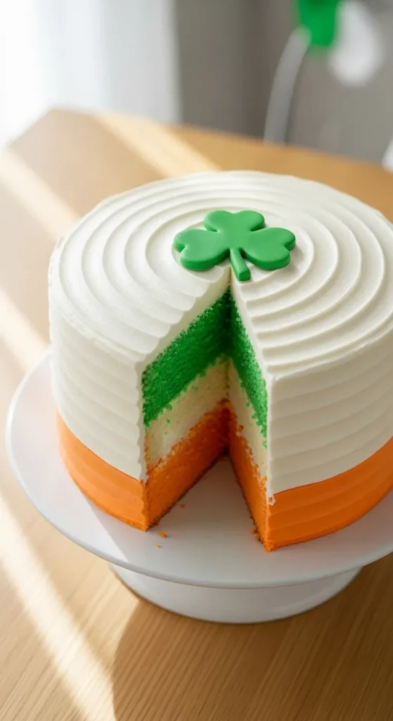  Irish Flag Color Cake