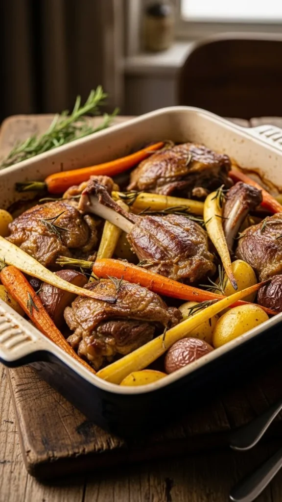 Irish Lamb and Root Vegetable Bake