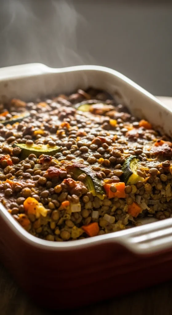 Lentil and Vegetable Bake