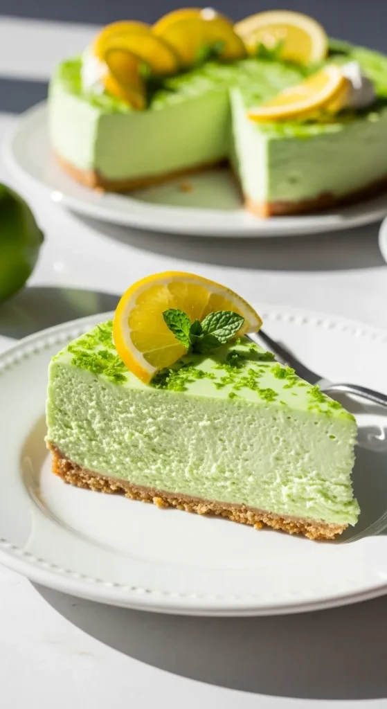 Lime Cream Cheesecake
