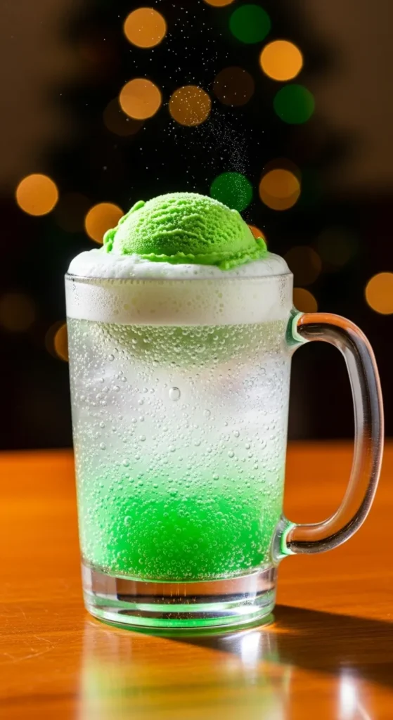 Lime Sherbet Float