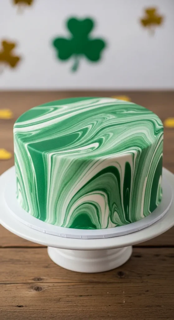  Marble Fondant Cake