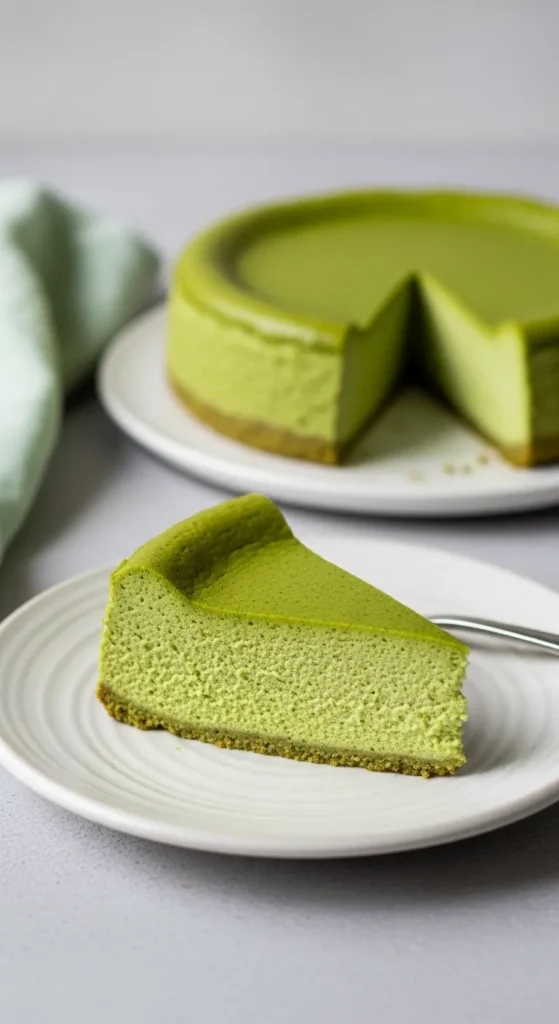 Matcha Green Tea Cheesecake