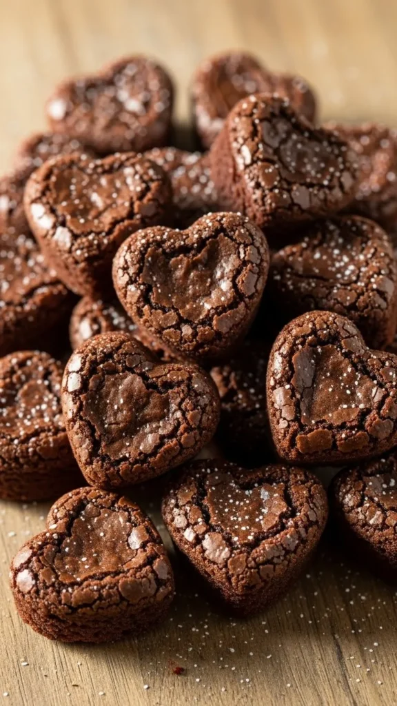 Mini Brownie Hearts