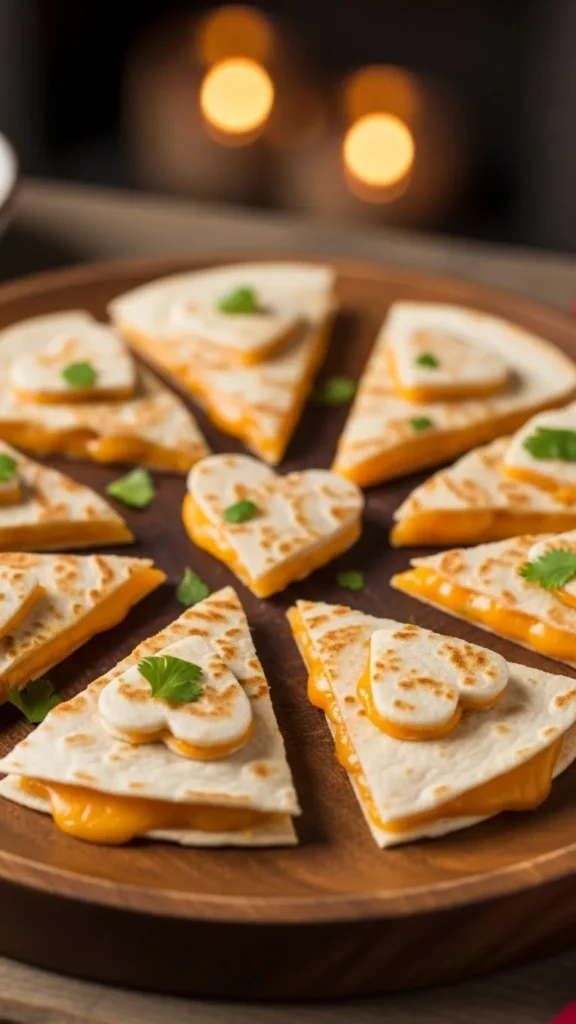 Mini Cheese Quesadilla Wedges