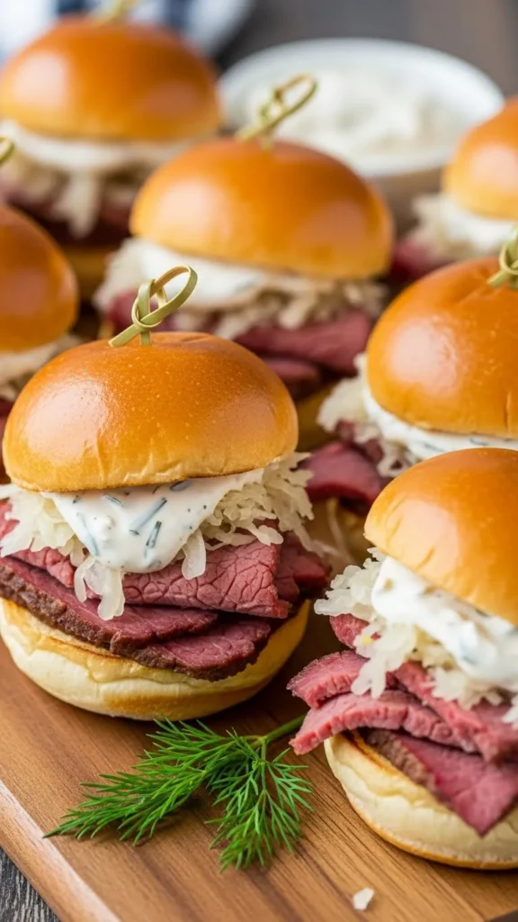 Mini Corned Beef Sliders
