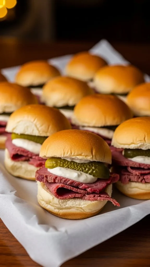 Mini Corned Beef Sliders