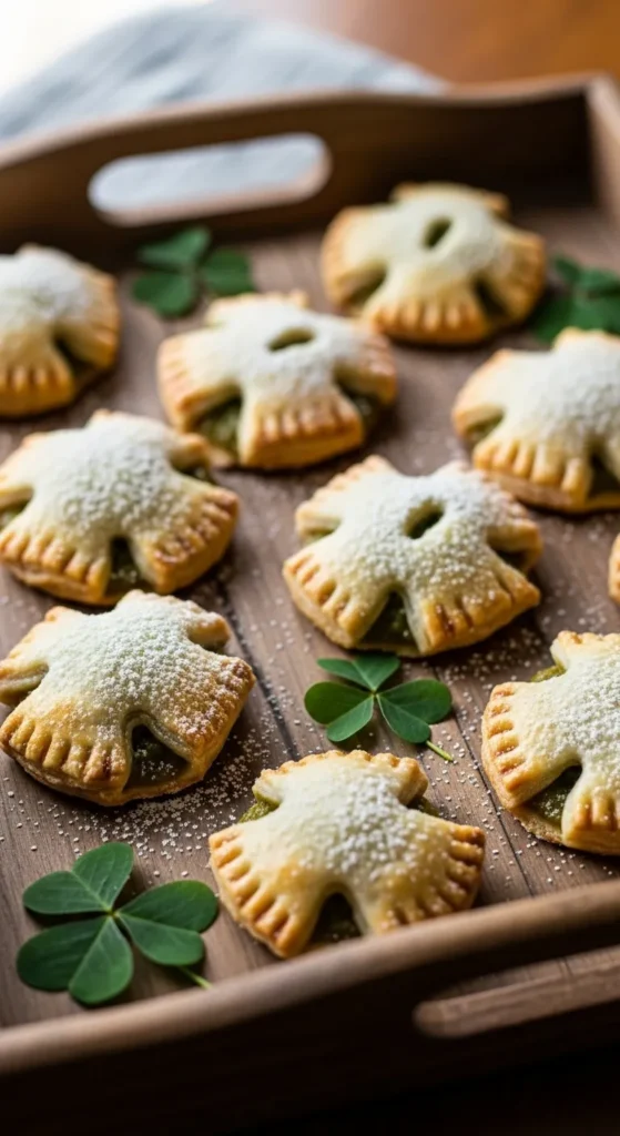 Mini Shamrock Hand Pies