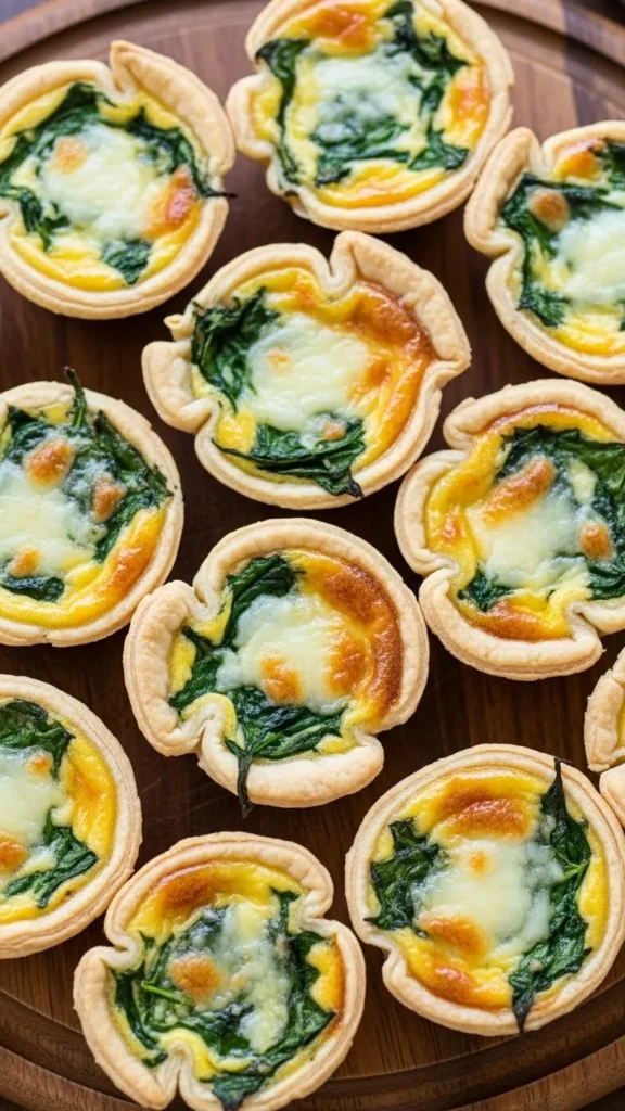 Mini Spinach Quiche Bites