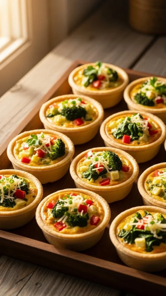 Mini Veggie Quiches