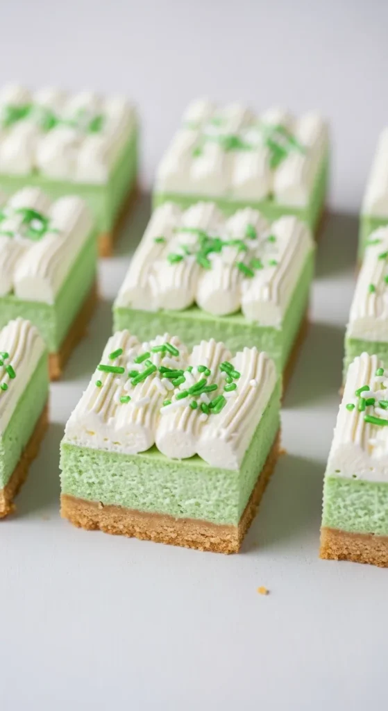 Mint Cheesecake Bars