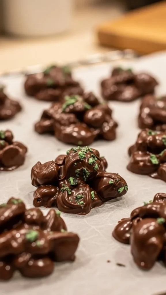 Mint Chocolate Clusters