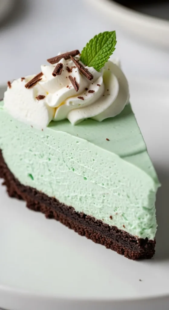 Mint Chocolate Cream Pie