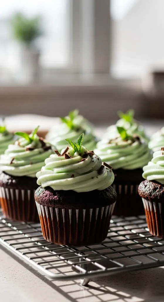 Mint Chocolate Cupcakes