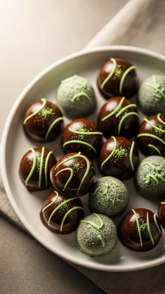 Mint Chocolate Snack Bites