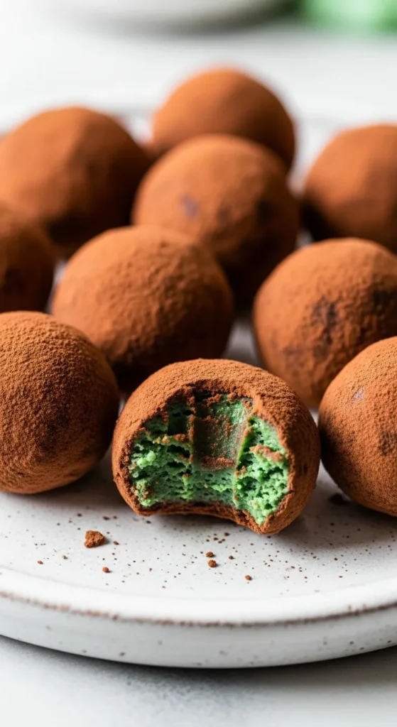 Mint Chocolate Truffles