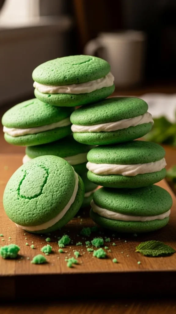 Mint Whoopie Pies
