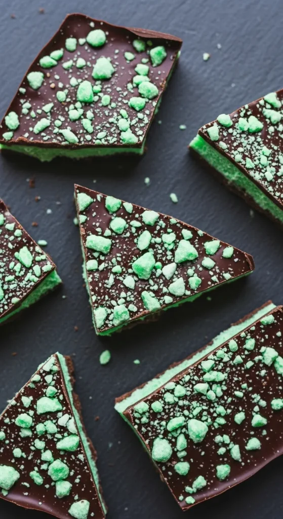 No-Bake Andes Chocolate Bark