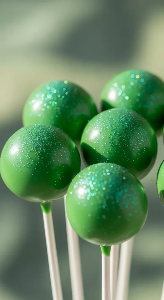 No-Bake Green Cake Pops