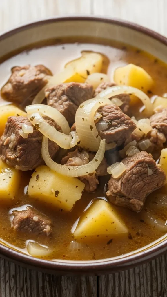 Old-Style Onion-Forward Irish Stew