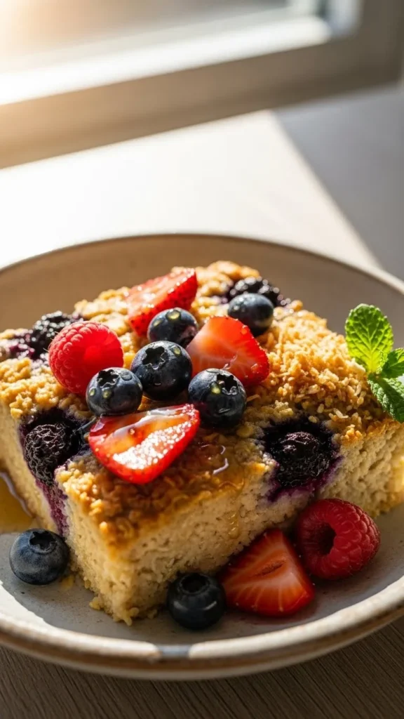 Overnight Brunch Baked Oats