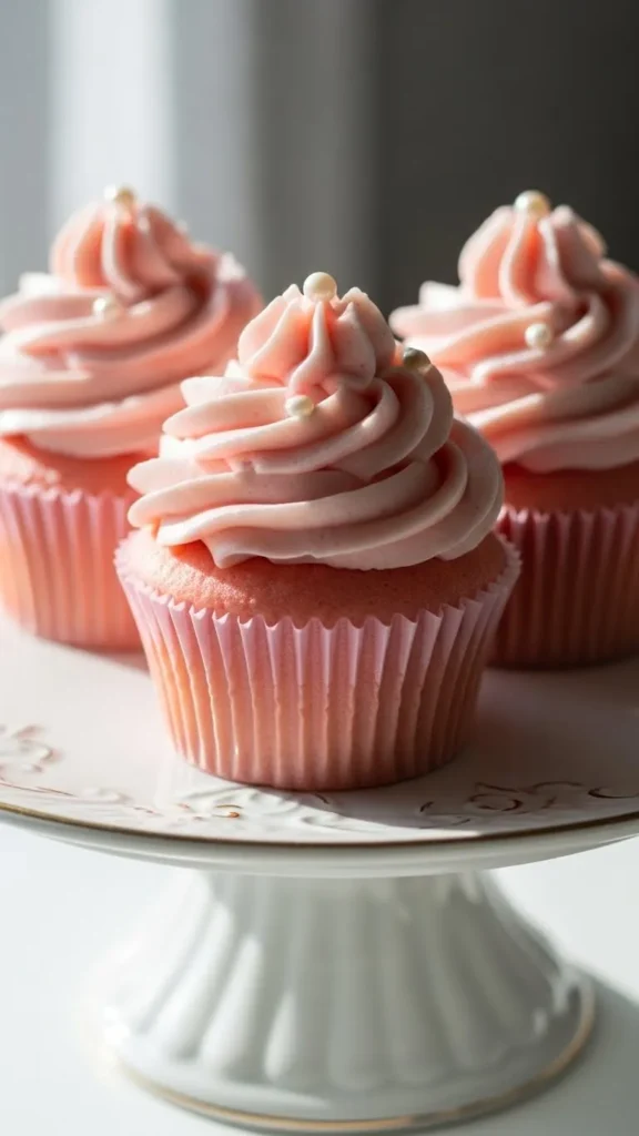 Pink Velvet Cupcakes