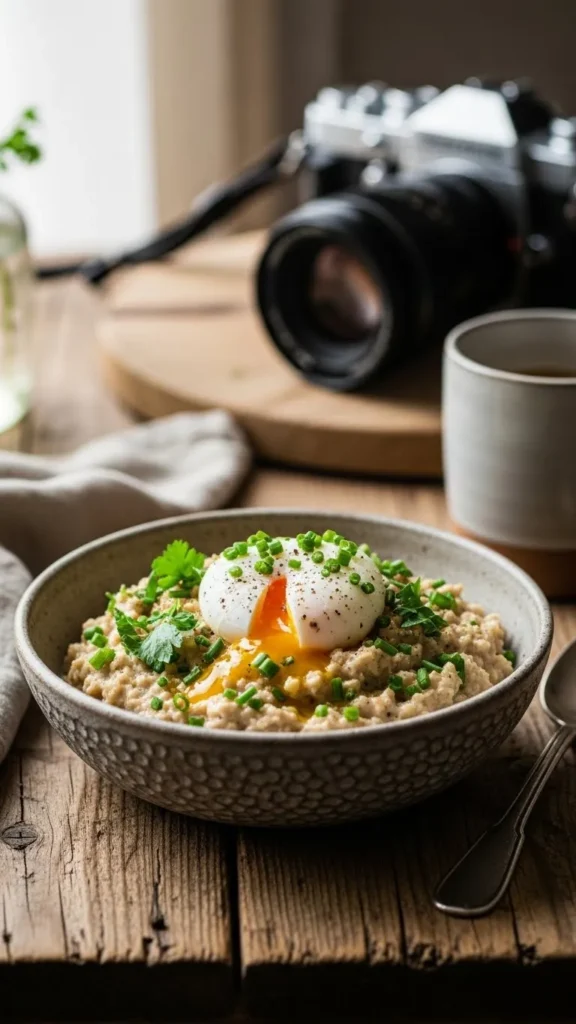 Savory Oatmeal With Herbs