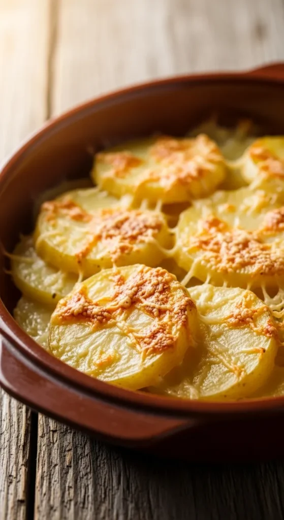 Scalloped Potatoes with Milk