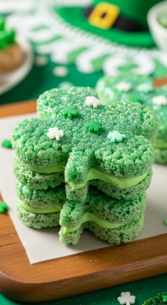 Shamrock Sandwich Treats