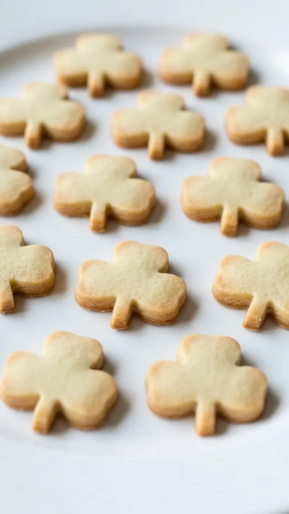 Shamrock Shortbread Bites