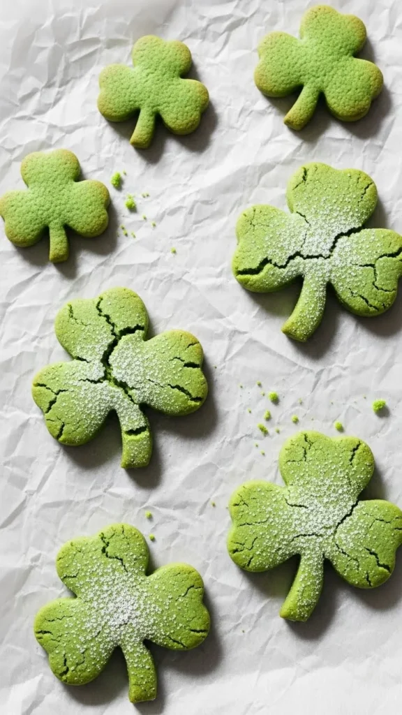 Shamrock Sugar Cookies