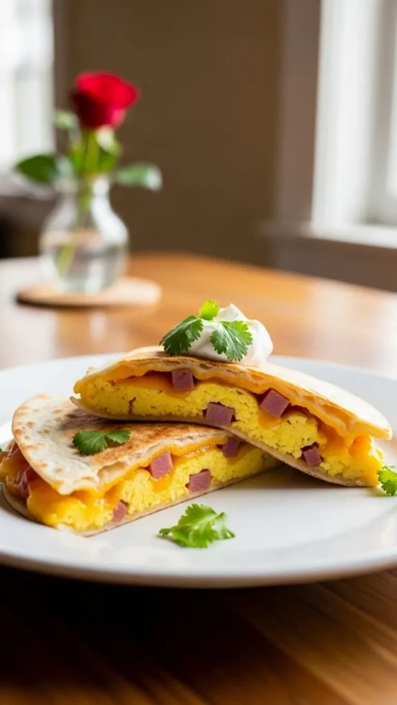 Simple Breakfast Quesadillas