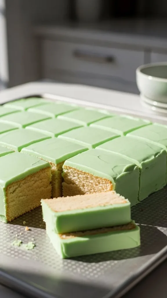 Simple Green Sheet Cake