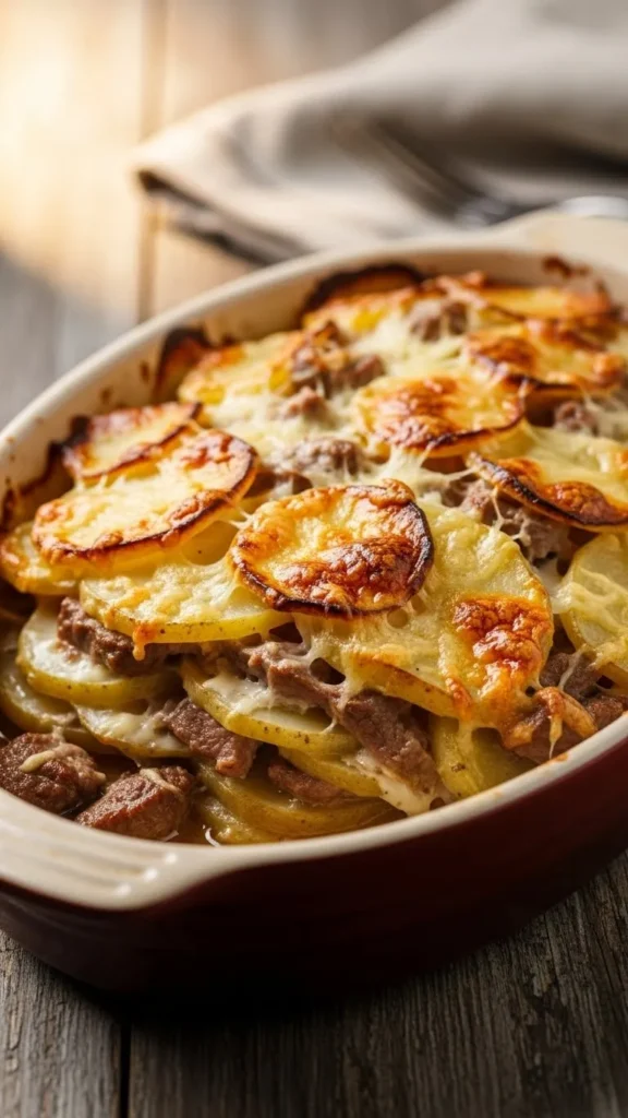 Slow-Cooked Lamb and Potato Hotpot