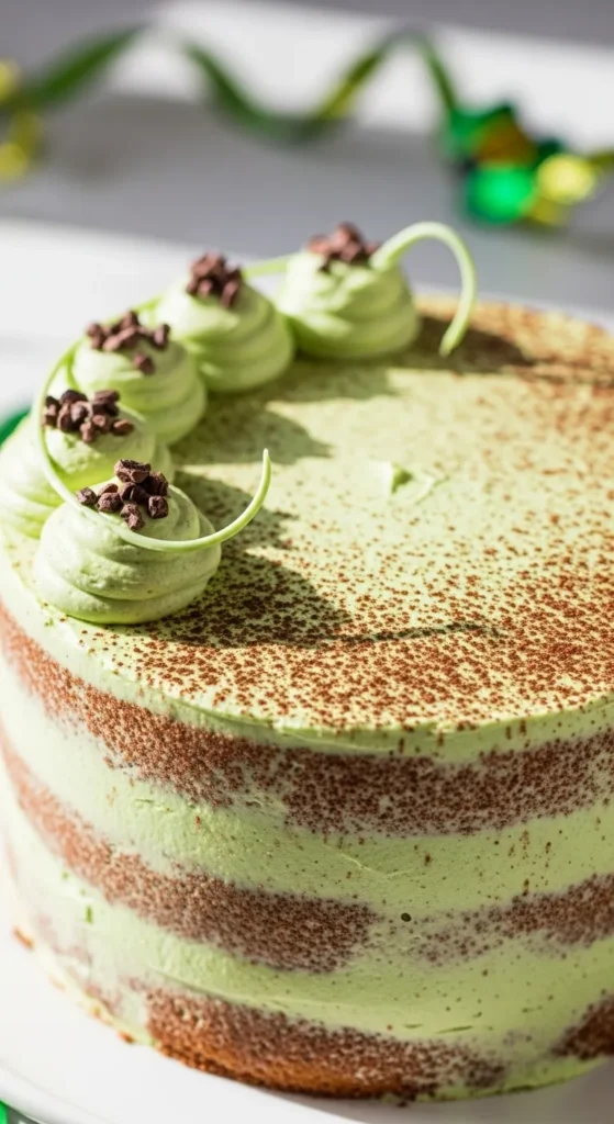 Speckled Green Cake