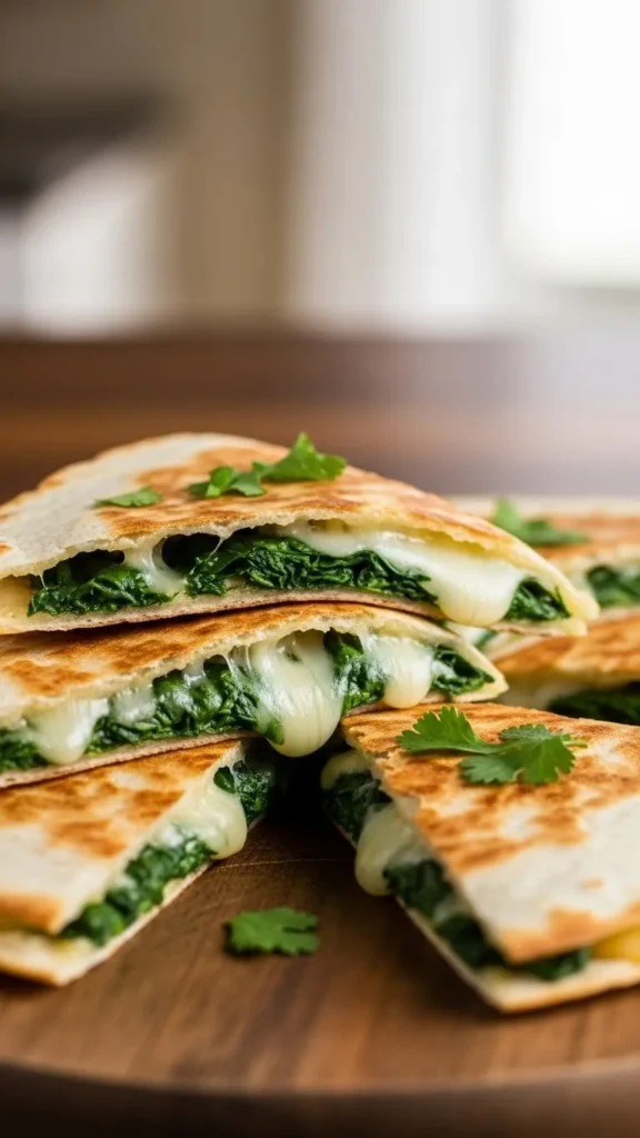 Spinach Quesadillas