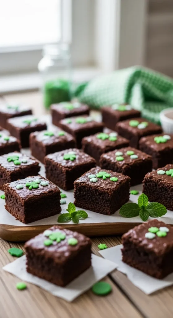 St. Patrick’s Day Brownies