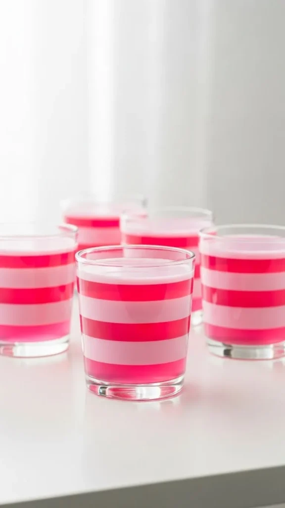 Strawberry Gelatin Cups