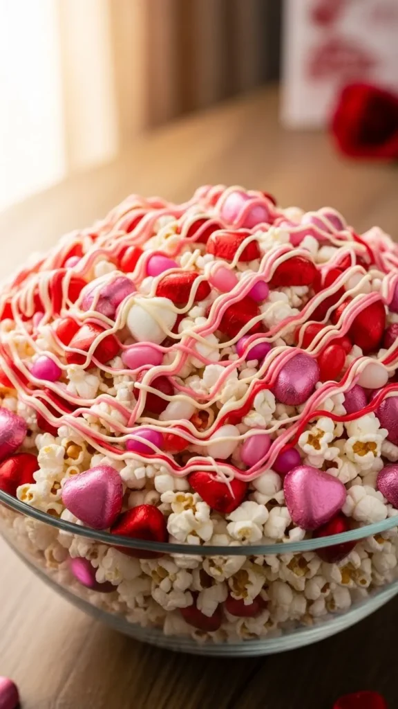 Valentine Popcorn Mix