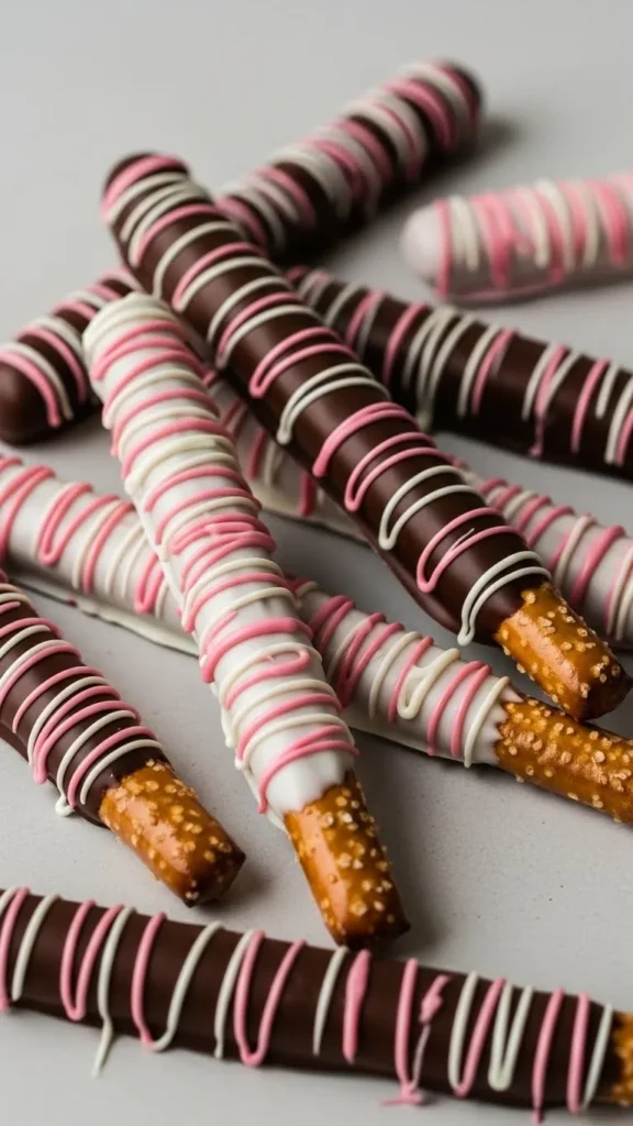 Valentine Pretzel Rods