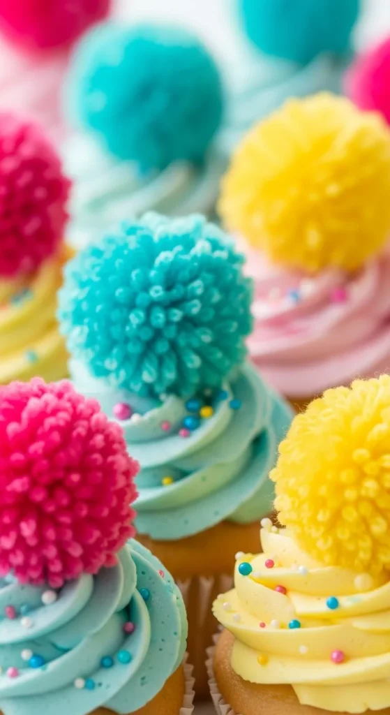 Yarn Pom-Pom Toppers