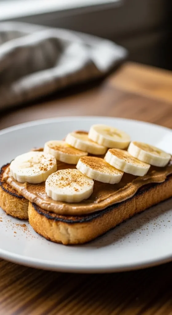 Almond Butter Banana Toast
