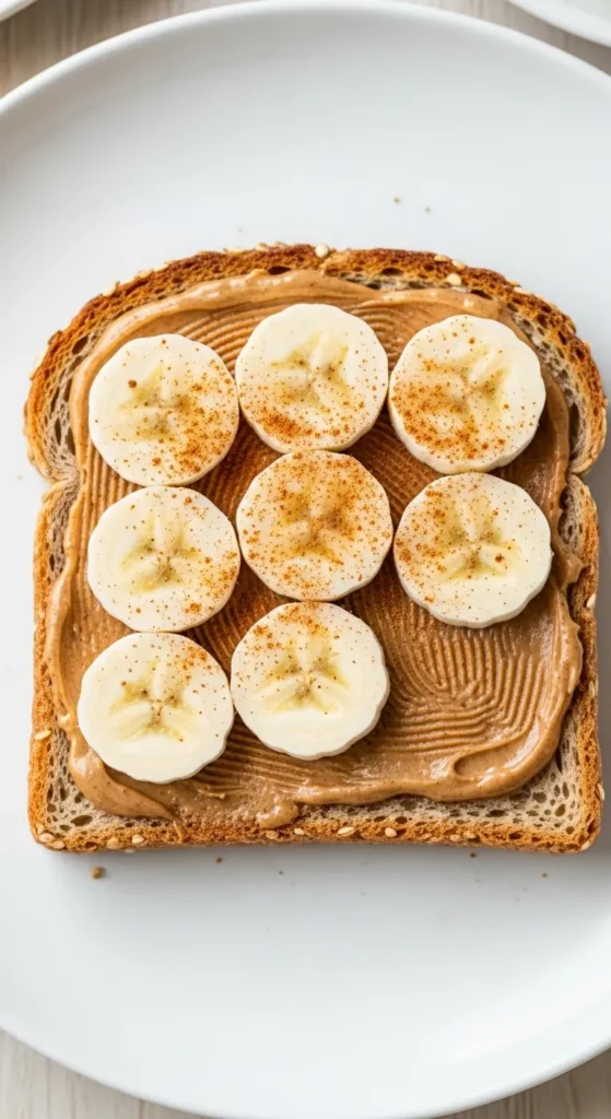  Almond Butter and Banana Toast