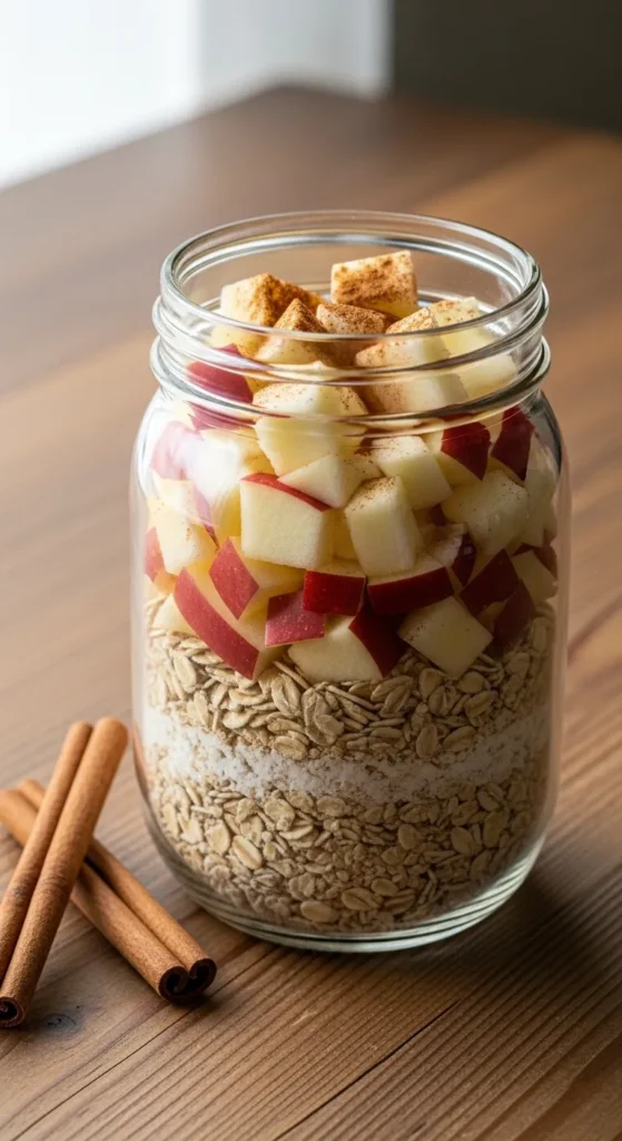 Apple Cinnamon Oat Jars