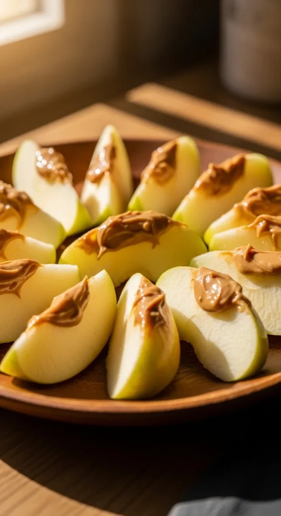  Apple Slices with Peanut Butter